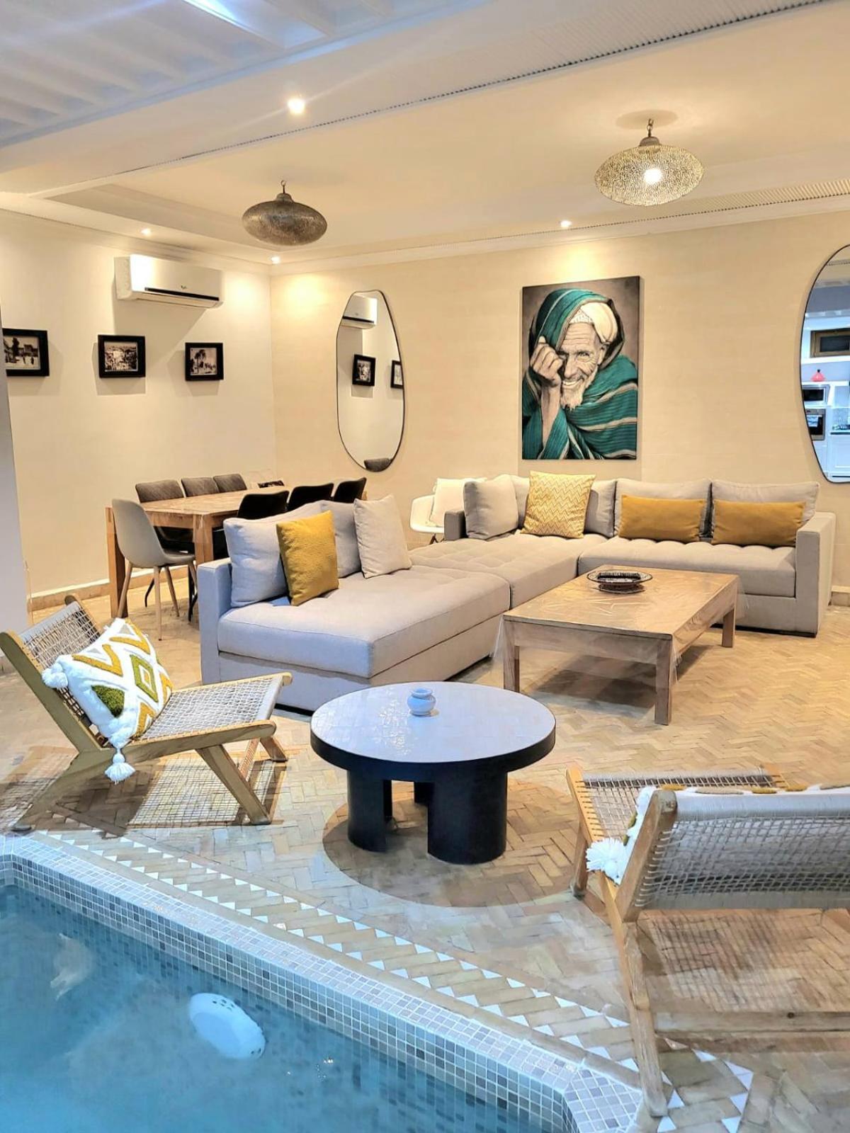 Riad Melilo Avec Piscine Chauffee มาร์ราเกช ภายนอก รูปภาพ