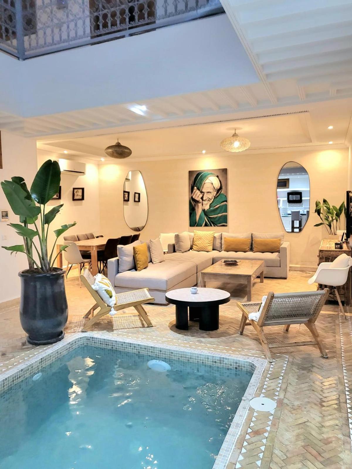 Riad Melilo Avec Piscine Chauffee มาร์ราเกช ภายนอก รูปภาพ